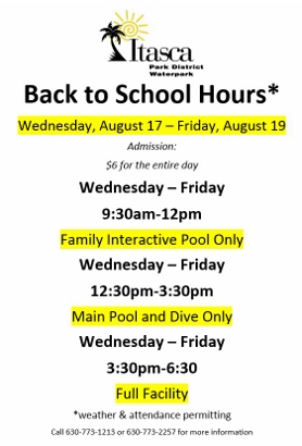 Back to School WP Hours